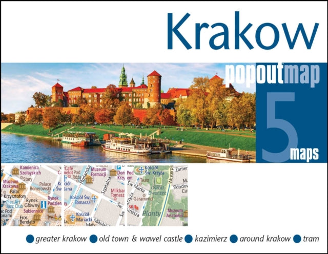 PopOut Map Krakow – Pocket-Sized Pop-Up Street Map of Old Town | Kazim ...
