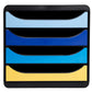 Predalnik s 4 predali, Bee Blue v naprej sortirane barve1/4