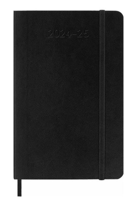 Moleskine 2025 18-Month Weekly Pocket Softcover Notebook: Black