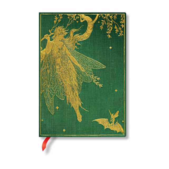 Olive Fairy (Lang's Fairy Books) Midi Unlined Softcover Flexi Journal (Elastic Band Closure)