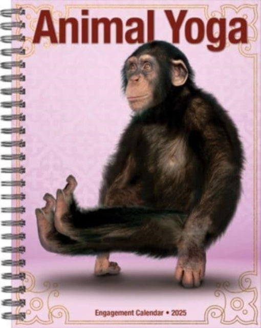 Animal Yoga 2025 6.5 X 8.5 Engagement Calendar