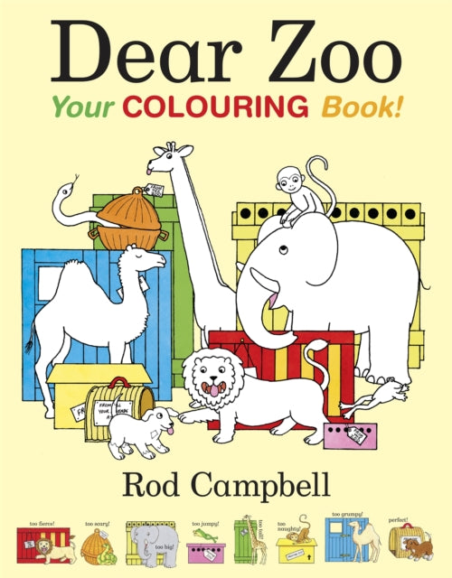 Dear Zoo: Your Colouring Book