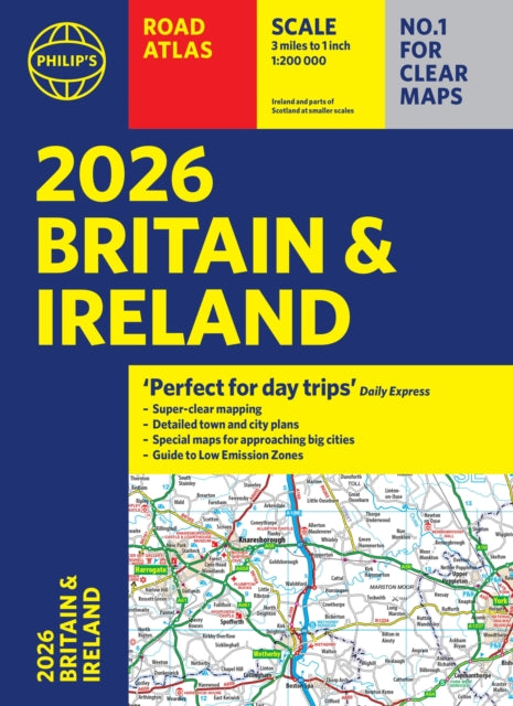 2026 Philip’s Road Atlas Britain & Ireland