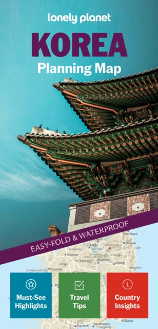 Lonely Planet Korea Planning Map