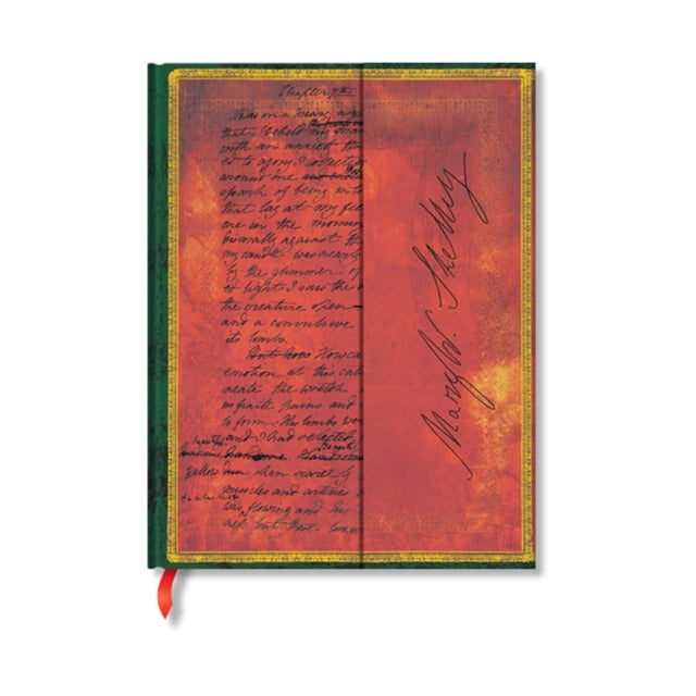 Mary Shelley, Frankenstein (Embellished Manuscripts Collection) Ultra Lined Hardback Journal (Wrap Closure)