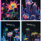 ZVEZEK A4 D 33337 NEON FLOWERS TRD.PL. 96L 70G(25)