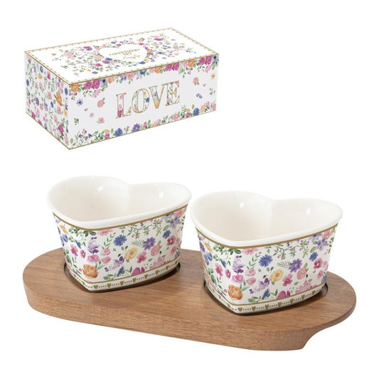 Set 2 skled na podstavku MON AMOUR