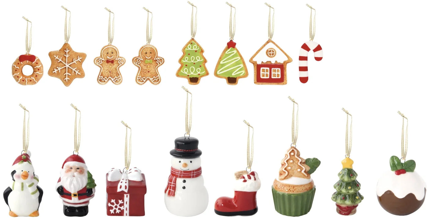 Obesek za na jelko CHRISTMAS, sortirano