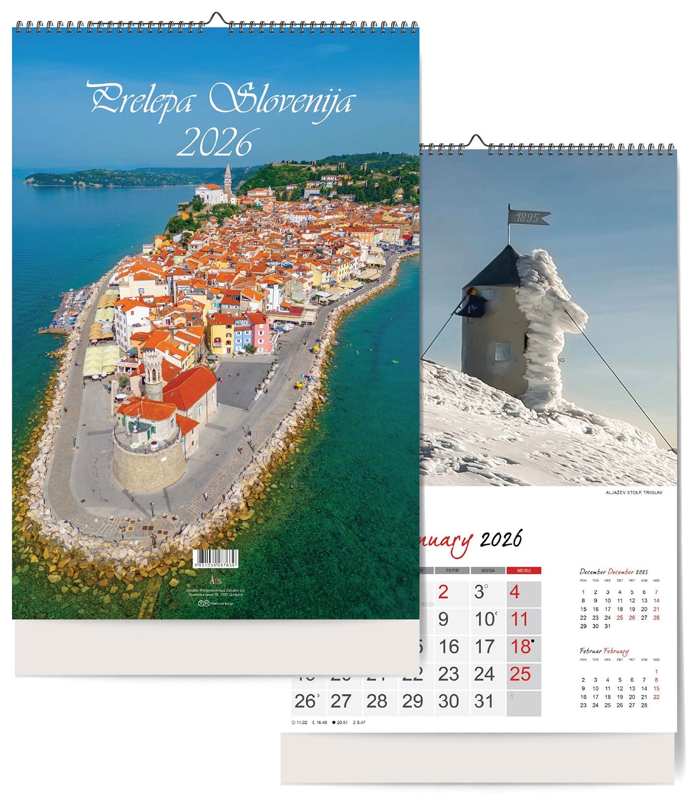 Koledar Prelepa Slovenija 2026