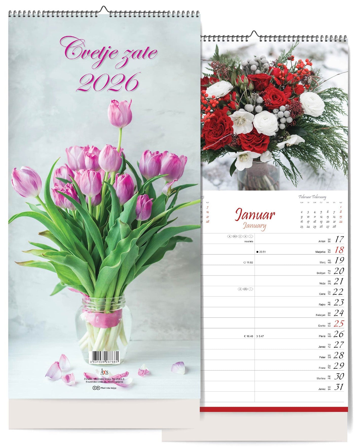 Koledar Cvetje zate 2026