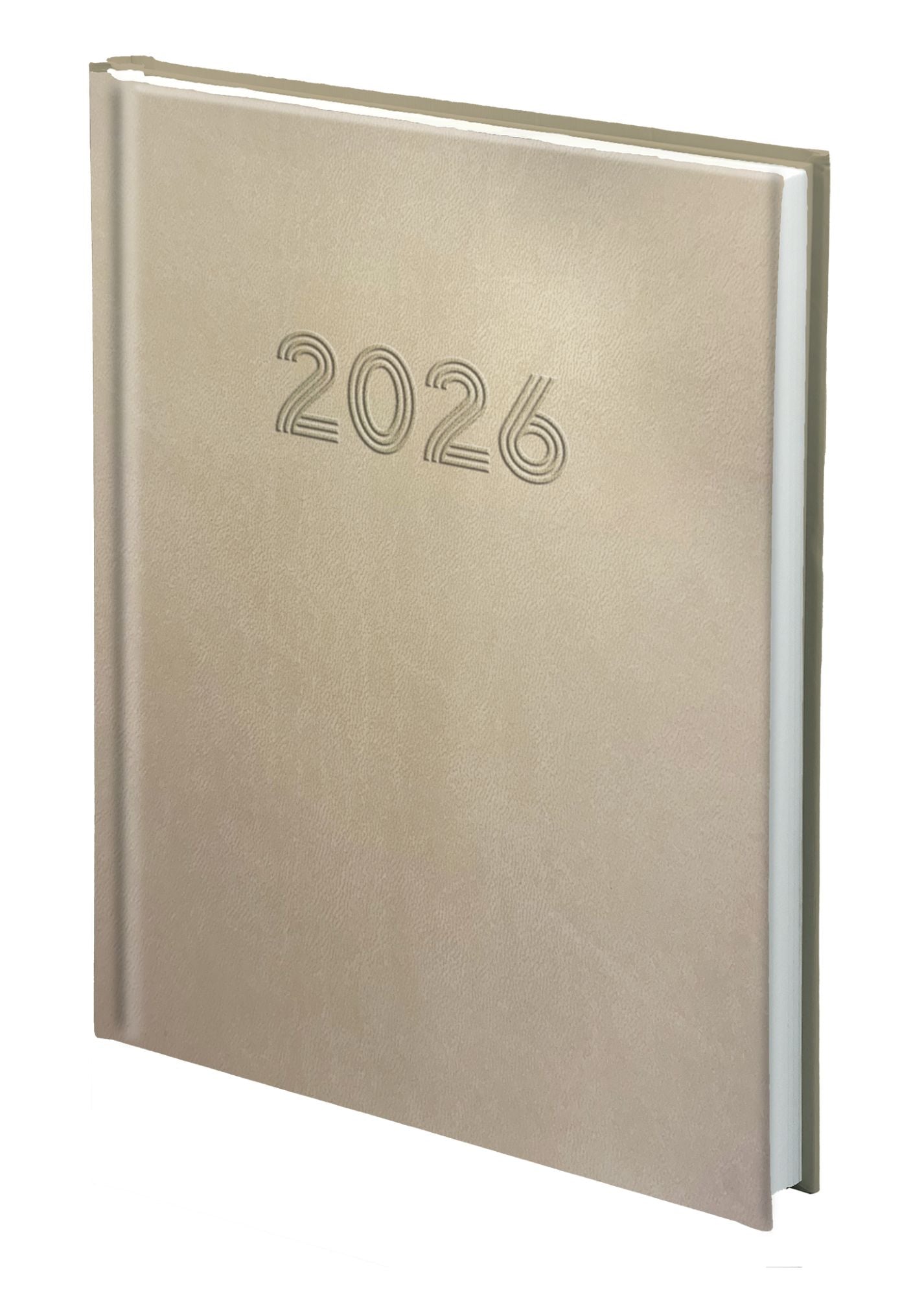 Rokovnik B5 z datumom 2026, SUNNA, bež