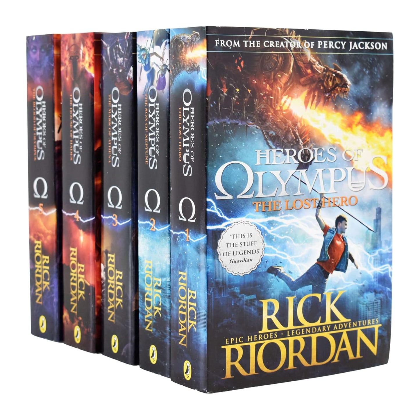 Heroes of Olympus - The Complete 5 Books Set