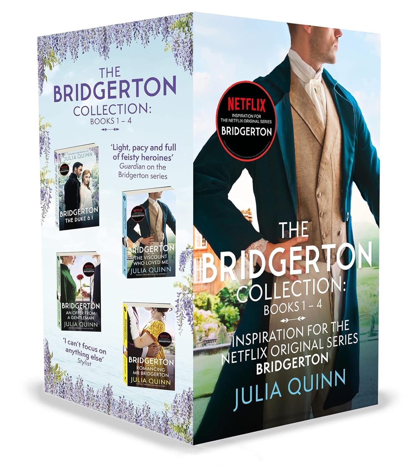 The Bridgerton Collection: Books 1 - 4 : Inspiration for the Netflix Original Series Bridgerton