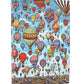 Planer Paperblanks "Balloon Festival" 2025/26, 18-mesečni, midi, horizontalen