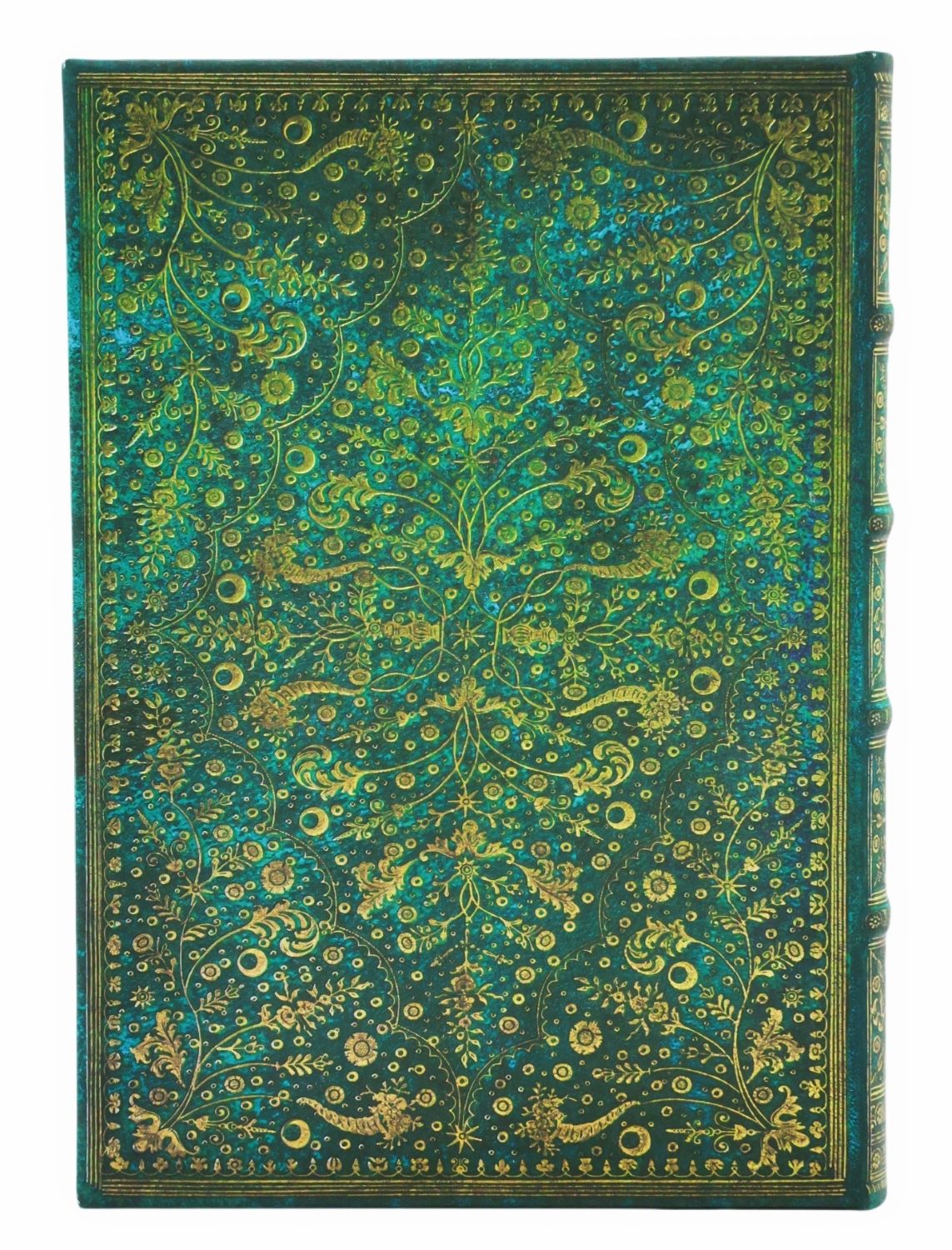 Blok Paperblanks "Emerald Flower", midi, brezčrtni