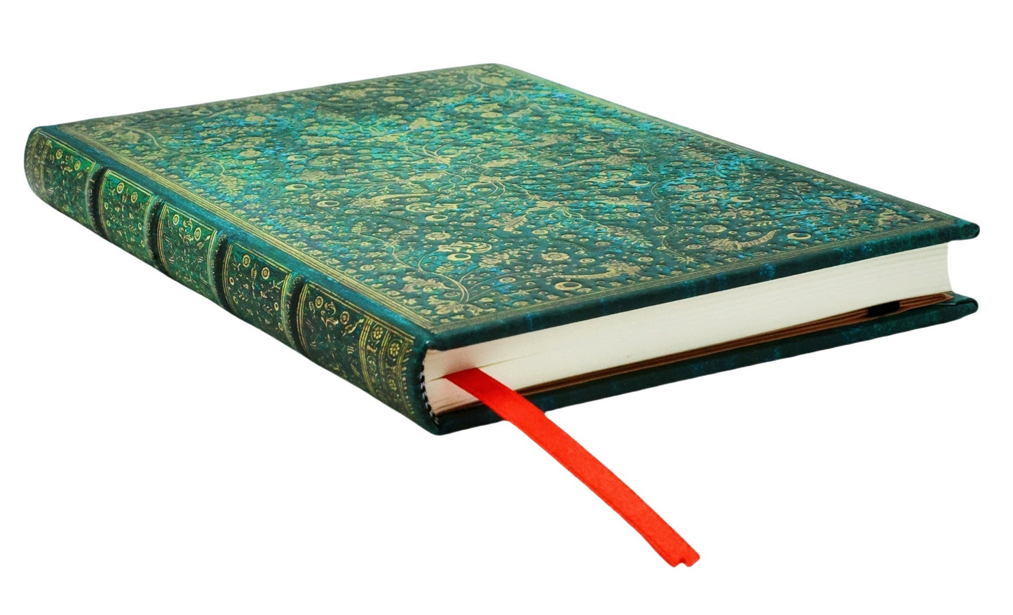 Blok Paperblanks "Emerald Flower", midi, brezčrtni