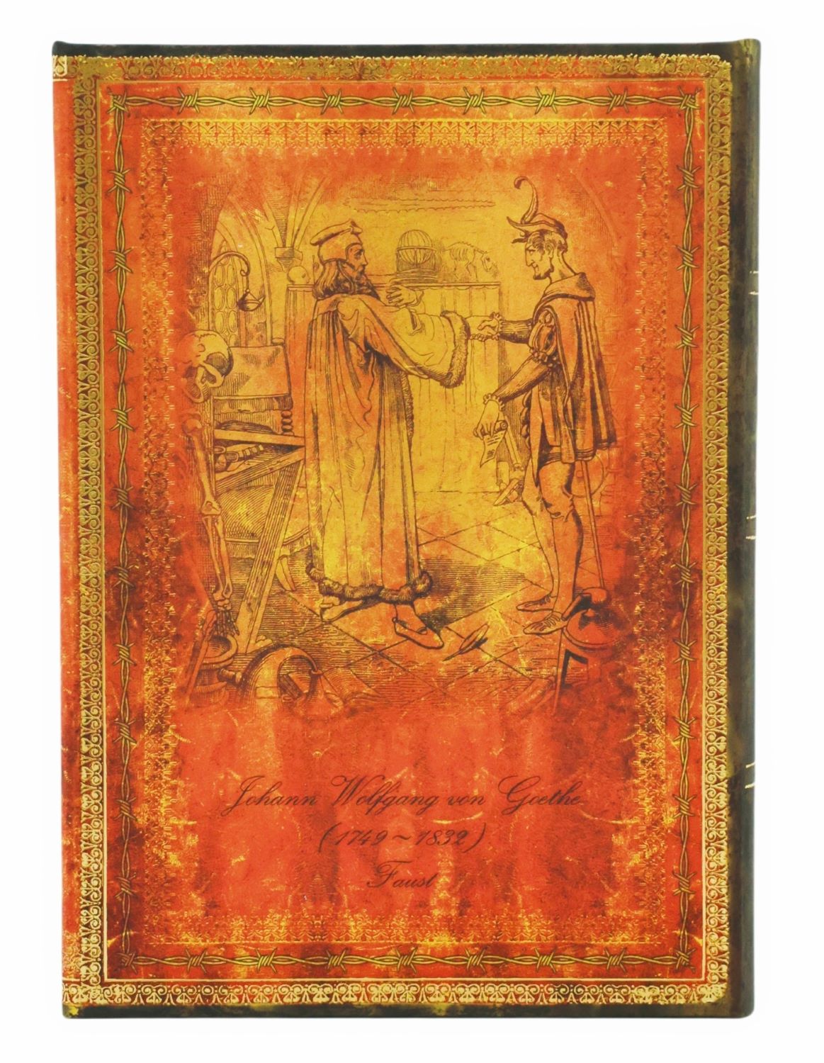 Blok Paperblanks "Goethe, Faust", midi, črtani