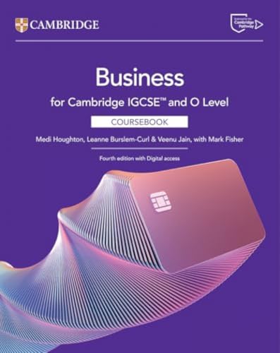 Cambridge IGCSE™ and O Level Business Coursebook with Digital Access (2 Years)