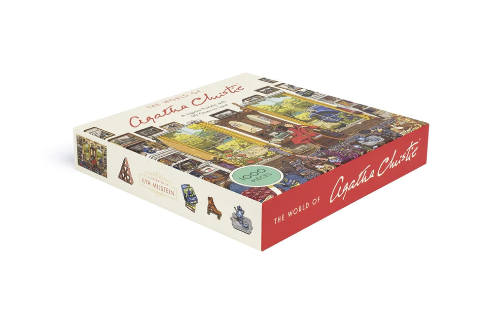 The World of Agatha Christie: 1000-piece Jigsaw with 90 clues to spot