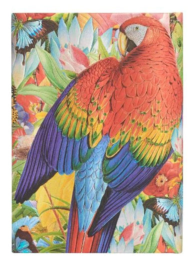 Planer Paperblanks "Tropical Garden" 2024/25, 18-mesečni, midi, horizontalen