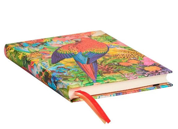 Planer Paperblanks "Tropical Garden" 2024/25, 18-mesečni, midi, horizontalen