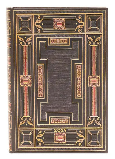 Planer Paperblanks "Onyx" 2025, 12-mesečni, mini, dnevni