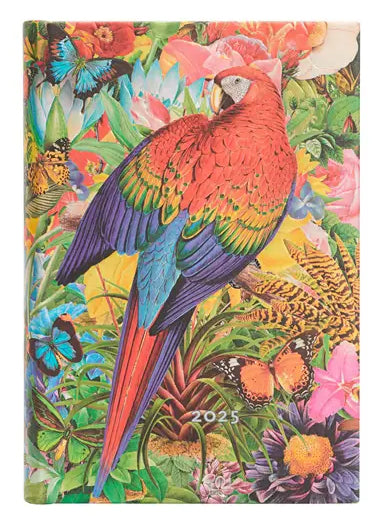 Planer Paperblanks "Tropical Garden" 2025, 12-mesečni, mini, dnevni