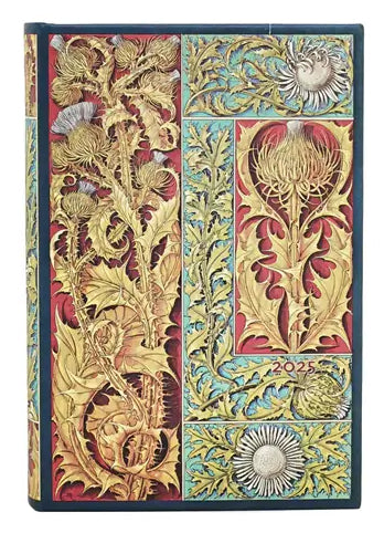 Planer Paperblanks "Wild Thistle" 2025, 12-mesečni, mini, dnevni