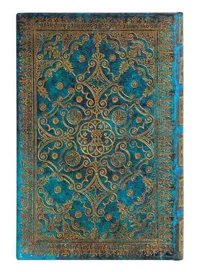 Planer Paperblanks "Azure" 2025, 12-mesečni, mini, horizontalen