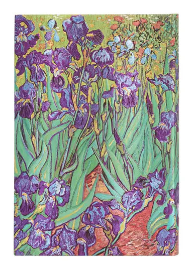 Planer Paperblanks "Van Gogh’s Irises" 2025, 12-mesečni, mini, horizontalen