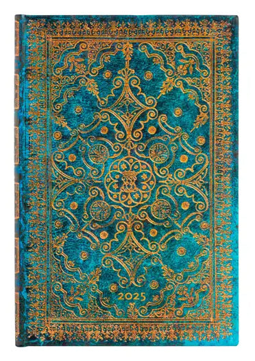 Planer Paperblanks "Azure" 2025, 12-mesečni, mini, verso