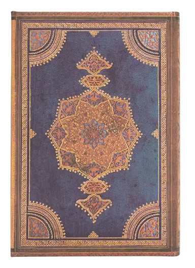 Planer Paperblanks "Safavid Indigo" 2025, 12-mesečni, mini, verso