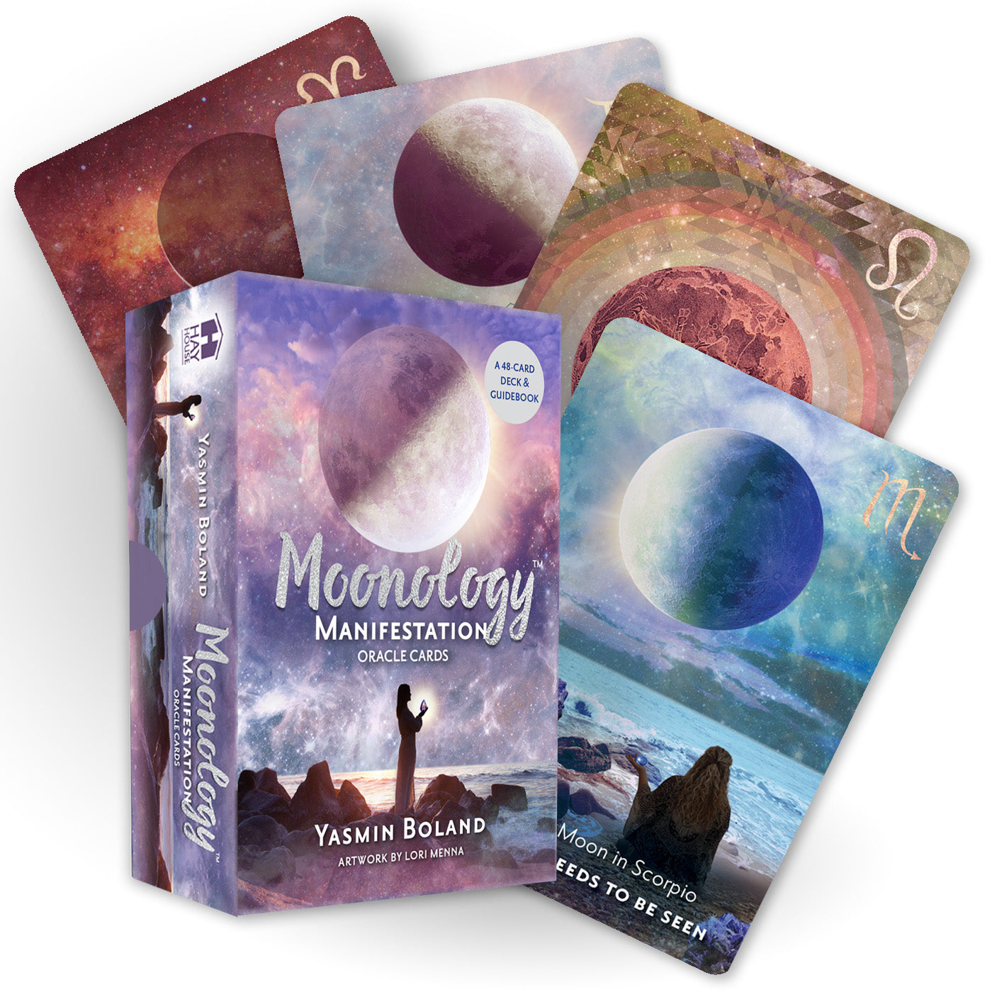 Moonology™ Manifestation Oracle - A 48-Card Deck and Guidebook