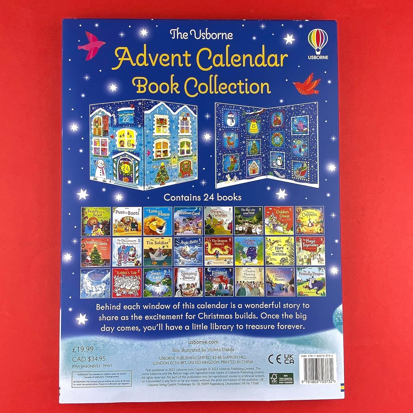 The Usborne Advent Calendar Book Collection 2: Classic Stories to Treasure over Christmas for Children