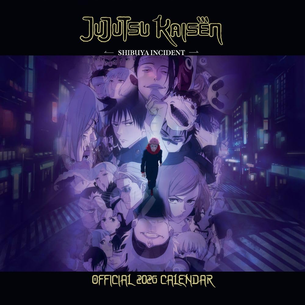 JUJUTSU KAISEN 2026 SQUARE CALENDAR