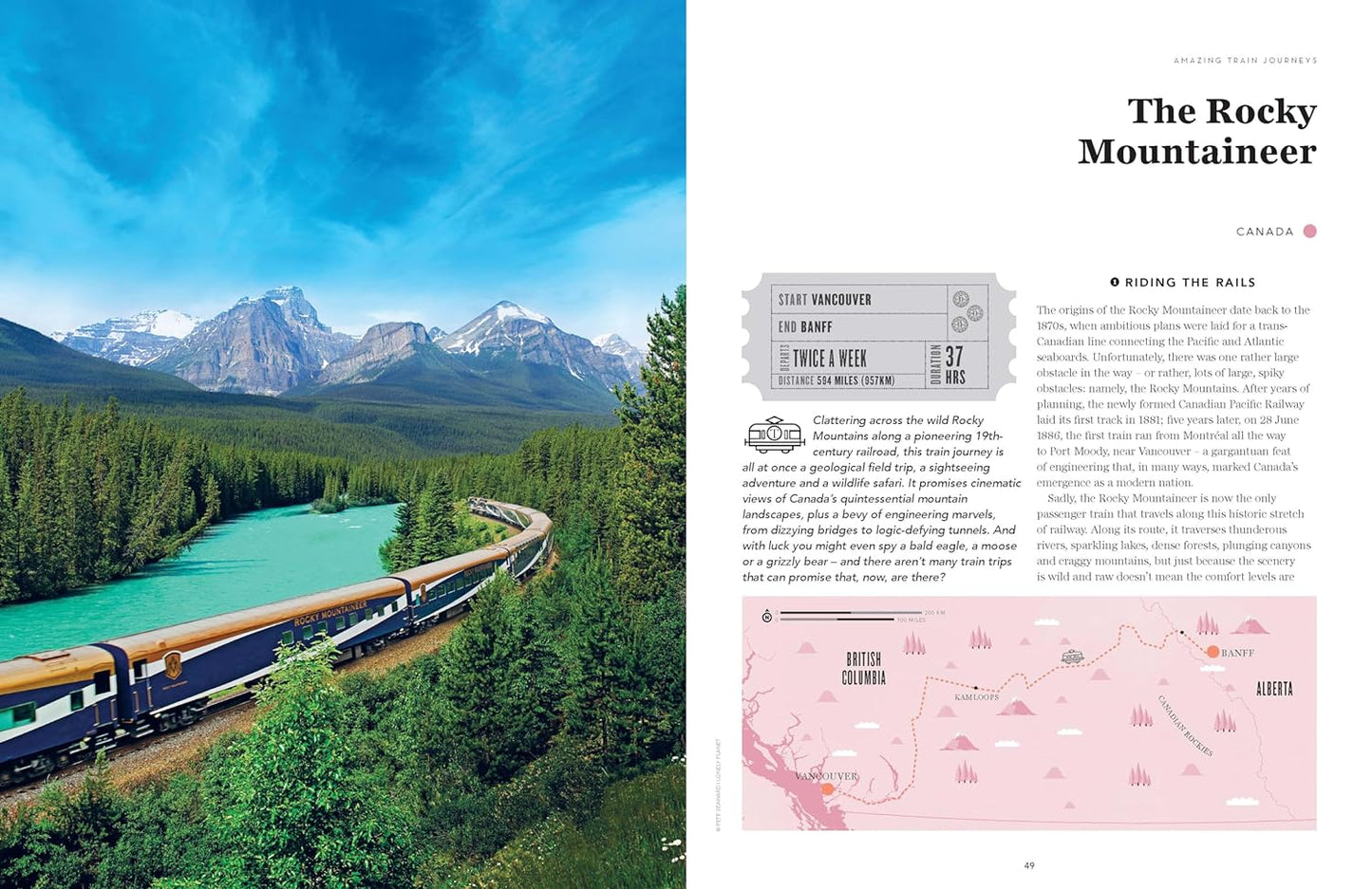 Lonely Planet Amazing Train Journeys