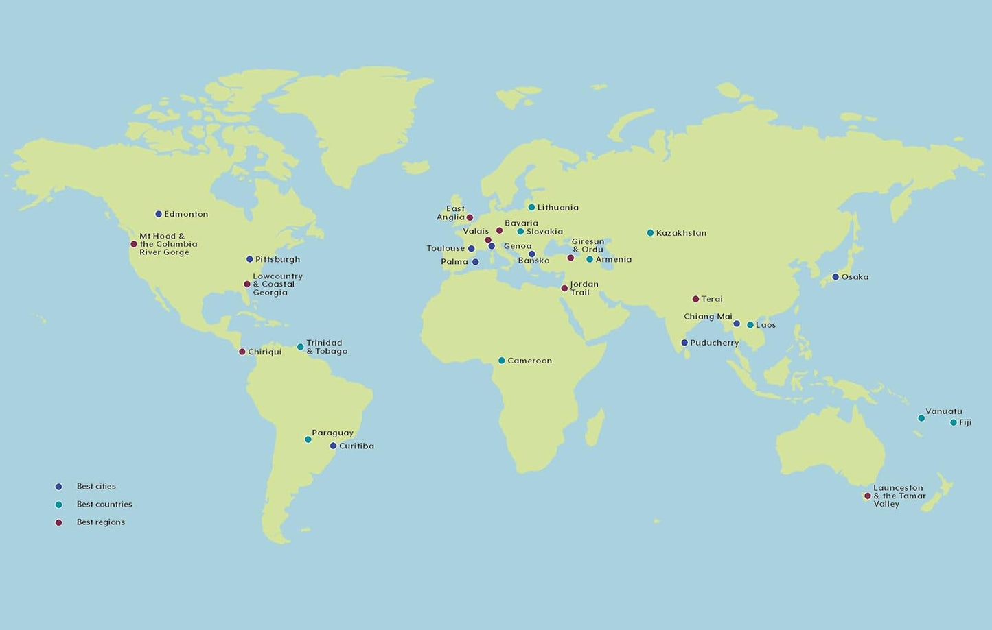 Lonely Planet Best in Travel 2025