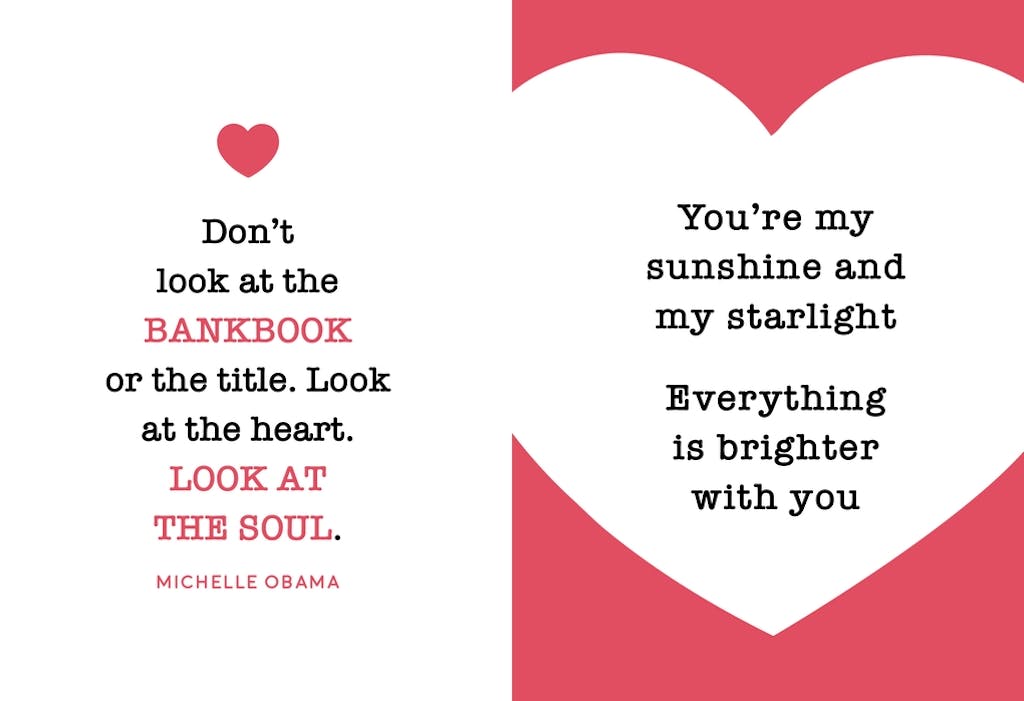 I Love You : Romantic Dates and Meaningful Quotes for the One You Love