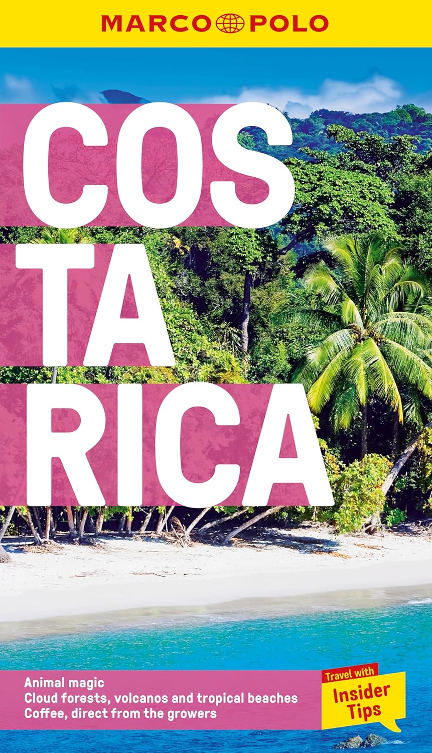 Costa Rica Marco Polo Pocket Travel Guide - with pull out map
