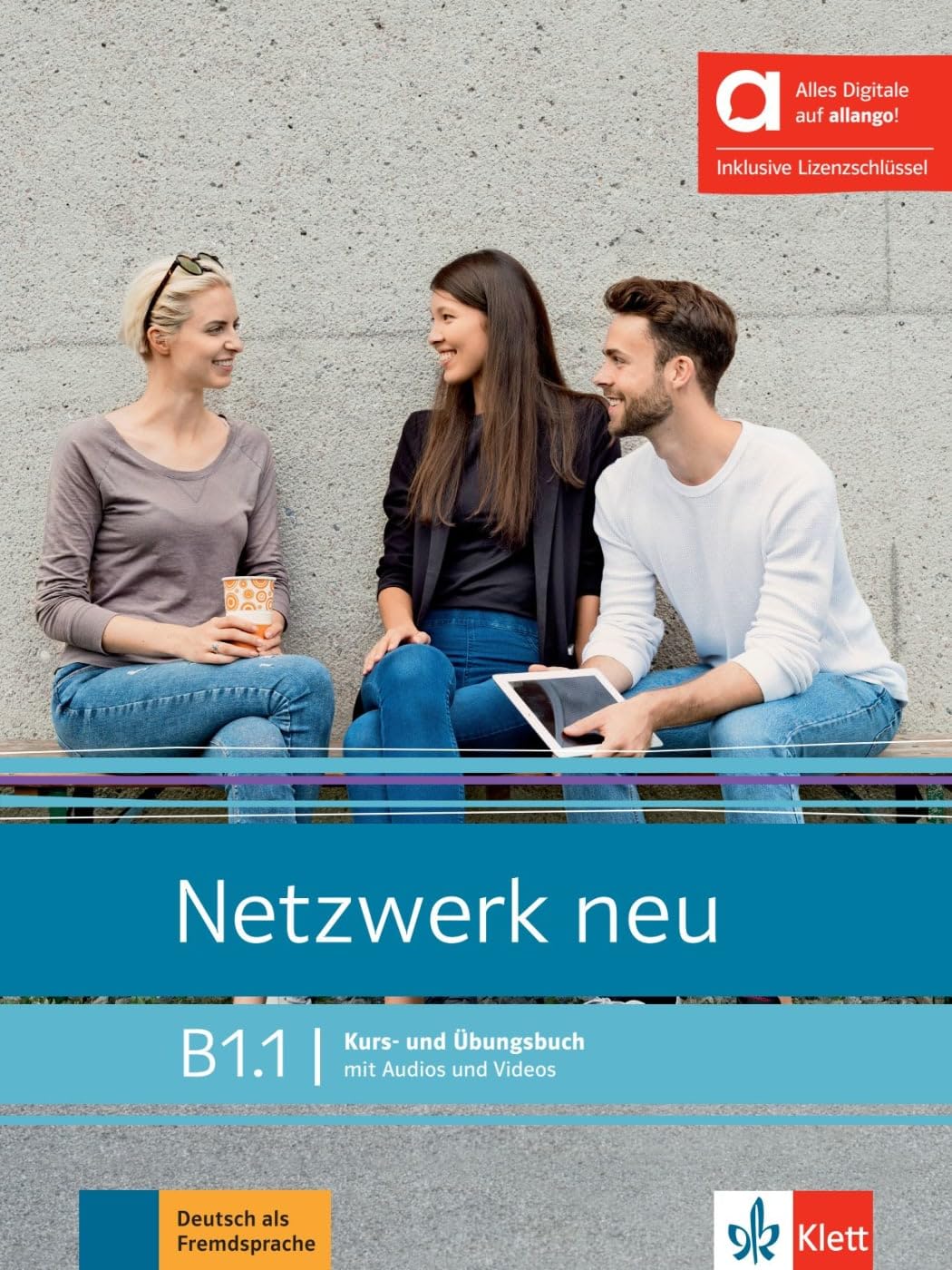 Netzwerk neu B1.1 (Hybride Ausgabe allango), učbenik z delovnim zvezkom + online dostop