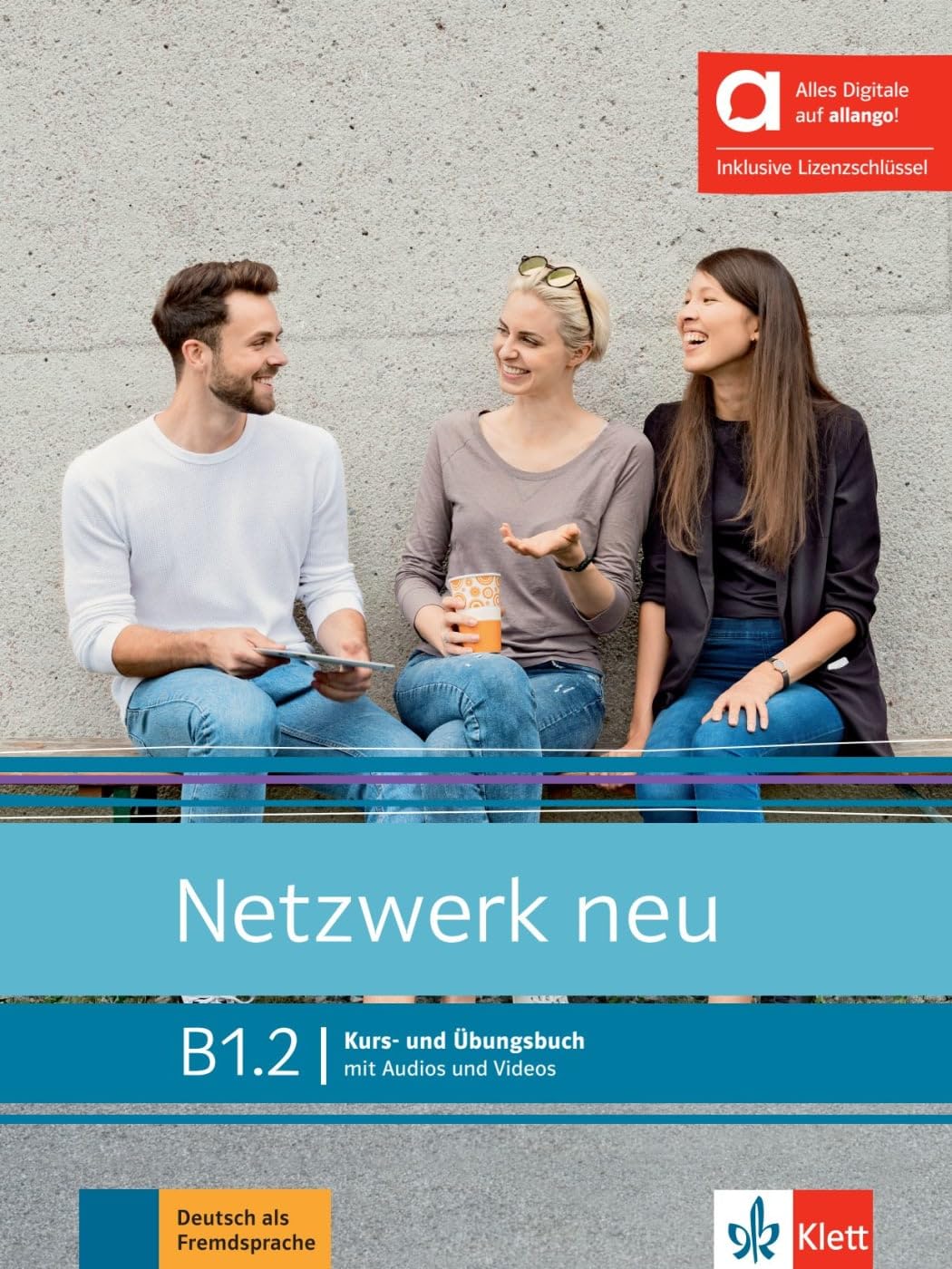 Netzwerk neu B1.2 (Hybride Ausgabe allango), učbenik z delovnim zvezkom + online dostop