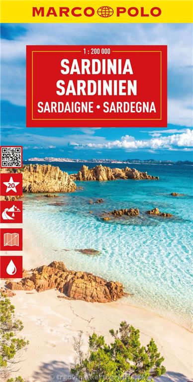 Sardinija 1 : 200 000 (avtokarta)