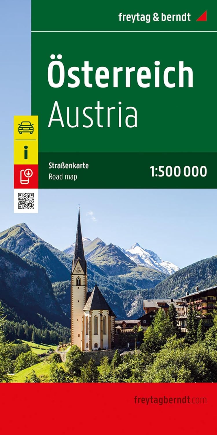 Austria Road and Leisure Map