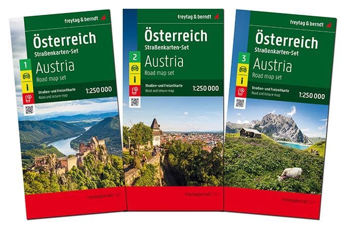 Austria Road Map Pack 1:250,000