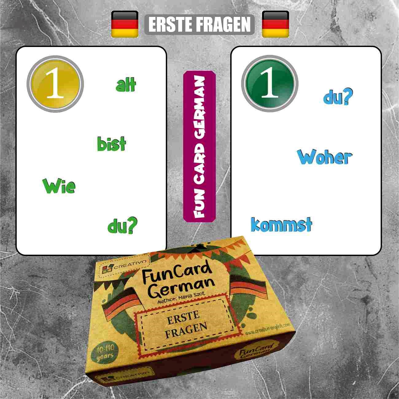 CREATIVO FUN CARD GERMAN ERSTE FRAGEN