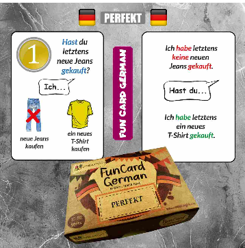 Creativo Fun Card German - Perfekt, didaktične kartice