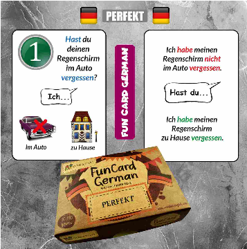 Creativo Fun Card German - Perfekt, didaktične kartice