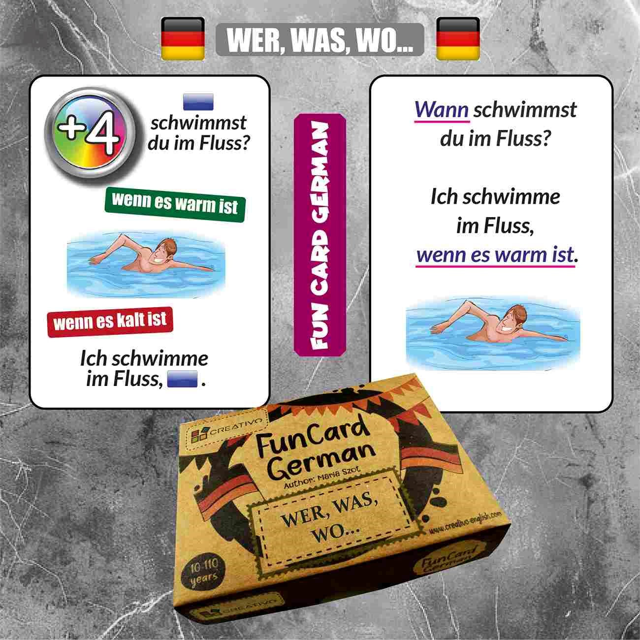 CREATIVO FUN CARD GERMAN WER, WAS, WO...