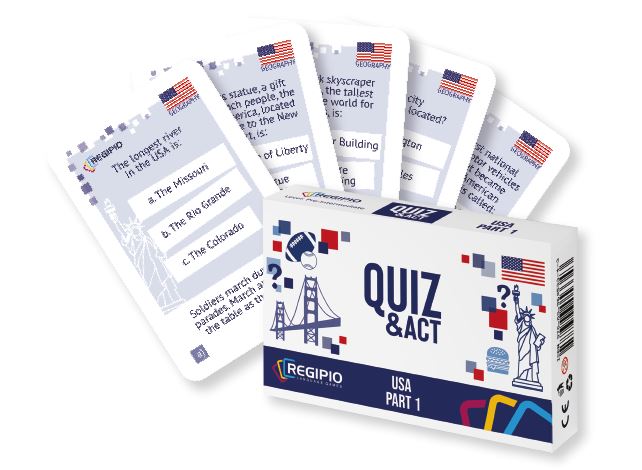 Quiz & USA Part 1 (A2-B2), didaktična igra