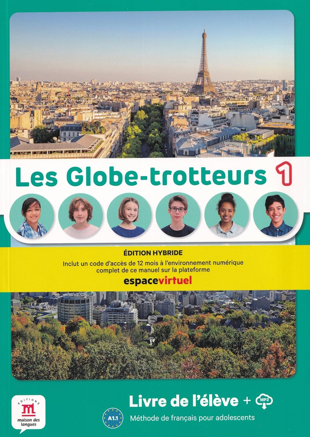 Les Globe-Trotteurs 1 (Ed. Hybride), učbenik + online dostop